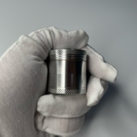 Broyeur à herbes en aluminium premium de 30 mm, personnalisé, avec effet de fumée, accessoires de tabac en métal CNC, vente en gros