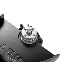 TEH 2400W Meuleuse d'angle électrique sans balais 220V filaire avec interrupteur à glissière Disque 230mm 6500RPM Outil de coupe haute puissance