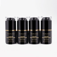 Fond de teint liquide 20 ml avec logo personnalisé, imperméable, uniformise le teint, fini mat, cosmétiques en gros, marque privée, OEM