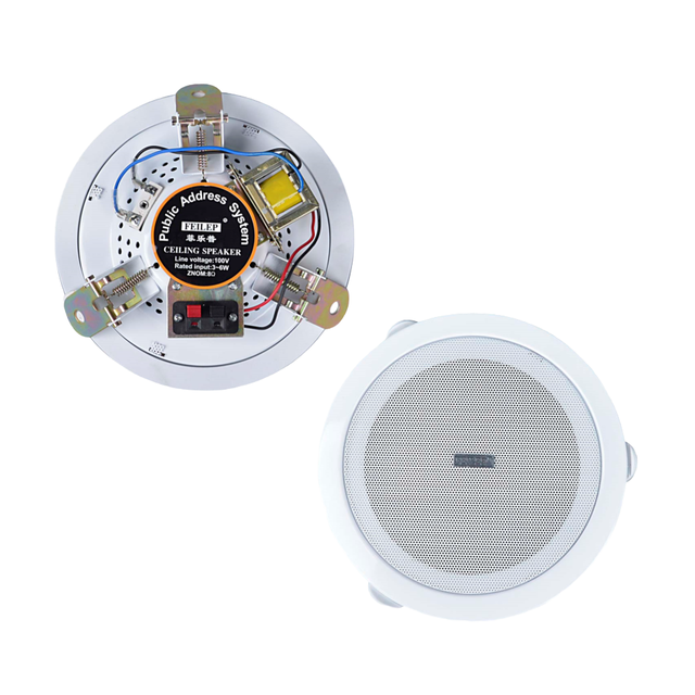 5 Inch 100v 3W 6W PA System Loudspeakers  In-Ceiling Speakers