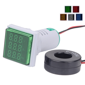 Bảng Điều Khiển Màn Hình Kỹ Thuật Số Hình Vuông 22Mm, Đèn Led Ampe Kế Vôn Kế Ampe Kế - Product Image 2