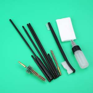 Taşınabilir avcılık aksesuarları temizleme kiti 12 adet. 22 .30 kalibrelik tabanca temizleyici fırça boş yağ şişesi 22cal 5.56mm boru kılıfı - Product Image 2