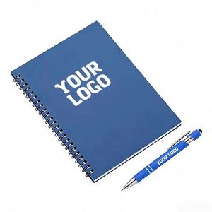 Ys891 Portable Logo Printed Ruled Plain Spiral Bound Black Custom Promotional Gift Notebooks - Product Image 1