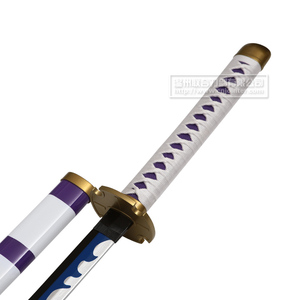 Bambú anime espada Roronoa ZORO nidai <span class=keywords><strong>kitetsu</strong></span> espada anime ZORO azul espada - Product Image 3