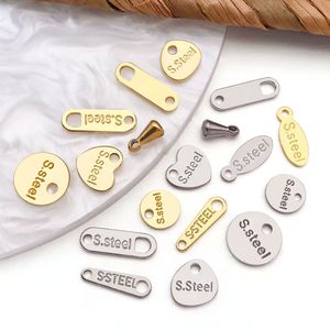 ป้ายเครื่องประดับทรงสี่เหลี่ยมสลักโลโก้สแตนเลสแบบกำหนดเองของที่ระลึกโลหะสไตล์ทันสมัยสำหรับสร้อยคอสร้อยข้อมือ - Product Image 6