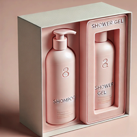 Conditionneur capillaire recyclable en carton rigide Emballage de shampooing Boîte d'art gaufrée Cadeau Artisanat Emballage Boutique Insert Eva