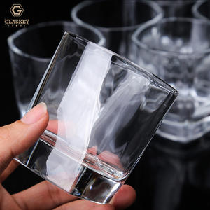 KTV vuông Whiskey Shot Kính drinkware rượu vang cốc cơ sở vuông cốc rượu <span class=keywords><strong>Whisky</strong></span> Kính bia Kính - Product Image 5