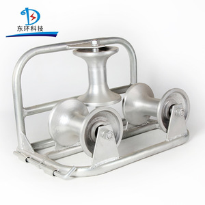 Poulie d'angle à trois roues pour câble, courroie plate, courroie trapézoïdale, courroie crantée, en acier, avec roue en nylon ou en aluminium - Product Image 4