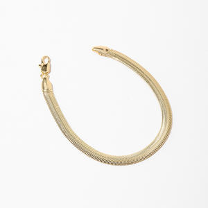 Conjunto de Collar y Pulsera de Cadena Simple Vintage de Cobre, Joyería de Moda para Mujer - Product Image 3