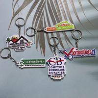 Porte-clés en PVC écologique de haute qualité en gros, conception personnalisée, logo, porte-clés, motel, hôtel, cadeau promotionnel vierge, Mchic Letterpress