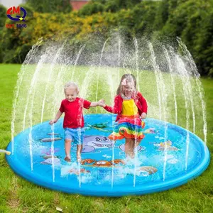 Penjualan Panas Tiup Sprinkler Bermain Tikar Percikan Air Bayi Pad Bermain Tikar Mainan