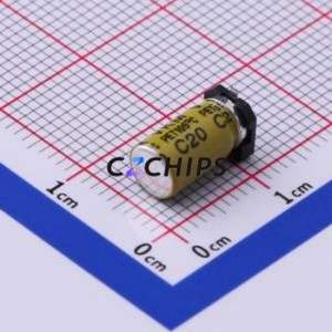 Condensador Electrolítico de Aluminio SMD VKMB1001H4R7MV, D5xL10mm 4.7uF 20% 50V 89mA-100kHz - Product Image 2