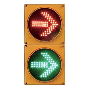 Luz de Señalización de Tráfico LED de 300 mm, 2 Secciones, Roja y Verde, 12 V - Product Image 1