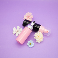 Bouteille en plastique mousseuse ronde sur mesure fabriquée en Chine pour cosmétiques, shampoing, lotion, mousse nettoyante