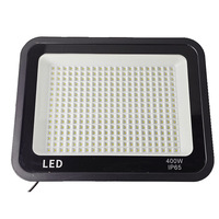 Projecteur LED SMD extérieur étanche IP65 50W 100W 200W 300W 400W à montage mural avec réflecteur fin en acier inoxydable