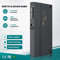 6ES7412-2XJ05-0AB0 Siemens Nouveau Contrôleur PLC CPU 412-2 d'origine S7-400 512 Ko de mémoire Interface double MPI DP PROFIBUS