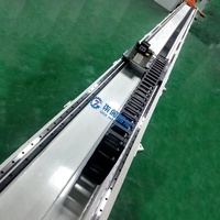 Nouvelle machine de palettisation QIGE Robot à 7 axes, robuste, avec rail de déplacement, crémaillère, module de table coulissante et portique de levage