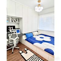 Lit en tatami sur mesure, design épuré, sûr et bien rangé
