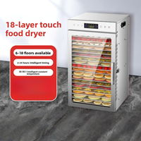 Intelligente Premium Multifunctionele RVS Elektrische Digitale Automatische Voedseldehydrator voor Fruit en Groenten