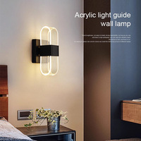 Lampe de Chevet Moderne Minimaliste Transfrontalière Créative, pour Chambre, Salon, Couloir, Mur d'Arrière-Plan, LED Nordique Ultra Lumineuse