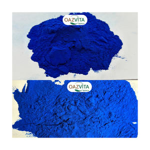 Poudre de peptide de cuivre bleu de qualité alimentaire GHK-CU 99% CAS 49557-75-7 - Product Image 1