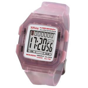 Orologio Digitale Quadrato Xinjia a 7 Colori per Studenti, Impermeabile, Sportivo - Product Image 2