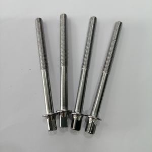 อุปกรณ์เสริมชุดกลองขายส่ง สกรูกลอง เหล็กชุบนิกเกิล M6 อุปกรณ์ฮาร์ดแวร์กลอง สกรูเครื่องกลอง - Product Image 5