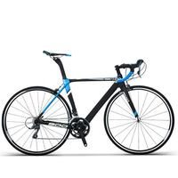 Vélo de route super léger entièrement en fibre de carbone vélo de course 700C en stock vélo de route en carbone 21 vitesses complet