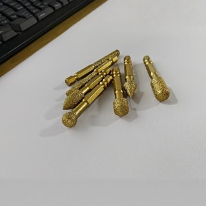 Diamond Grinding Head <b>Set</b> 7 <b>Pc</b> Cylindrical For Ceramic Tile Metal Deburring Polishing - Product Image 1