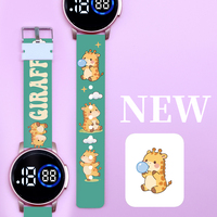 Jam Tangan Digital Anak Logo Kustom 2026 Jam Tangan Kartun Trendi Fashion Pelajar Kepribadian Jam Tangan Elektronik