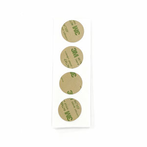 Stiker NFC bentuk lingkaran bulat perekat anti-logam ferit 13.56 MHz tag <span class=keywords><strong>RFID</strong></span> <span class=keywords><strong>ISO</strong></span>/IEC <span class=keywords><strong>14443A</strong></span> NTAG213 <span class=keywords><strong>label</strong></span> Nfc kosong - Product Image 2