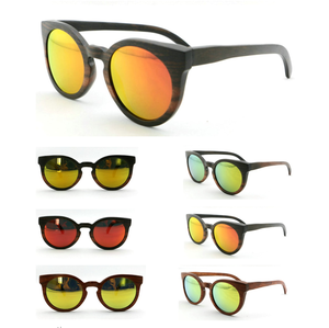 Gafas tre personalizadas biểu tượng tùy chỉnh phân cực kính mặt trời unisex men Retro gương chất lượng hàng đầu bằng gỗ Kính mát tre - Product Image 5