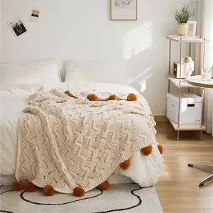 Set di coperte per il pisolino per bambini trattore indossabile per bambini fragola stampa di blocchi di peluche 3 pezzi di lana di pecora yak gettano le coperte per il calore