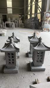 手工雕刻花岗岩日本禅园寺塔天然石灯 - Product Image 3