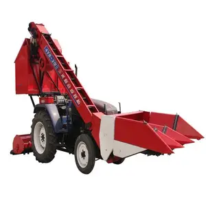 four-wheel single cylinder tractor peanut picker grass cutter corn reaper binder / corn harvester / maize harvester machine