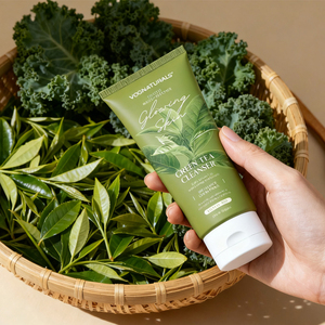Private Label Herbal <strong>Green</strong> Tea Gel Facial Cleanser with Deep Cleansing <strong>and</strong> Pore <strong>Cleaning</strong> - Product Image 4