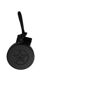 Custom Logo Matte Black Heavy Duty Aluminum Alloy Retractable <b>Key</b> Reel 360 Rotating Design <b>Belt</b> <b>Clip</b> Spring Hooks - Product Image 6