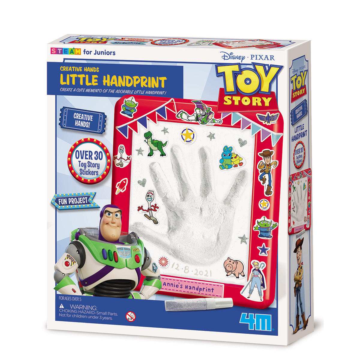 Empreinte de main de bricolage