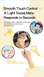 شارة رقمية ذكية مع شاشة عرض متحركة للرسوم المتحركة E87، شاشة لمس قابلة للتخصيص، تصميم سهل التثبيت، إعادة تعريف شارتك الإلكترونية - Product Image 3