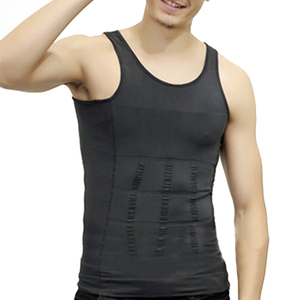 Topone เสื้อกล้ามเข้ารูปผ้ายืดหยุ่นสูงสำหรับผู้ชายชุดกระชับสัดส่วนเล่นกีฬา - Product Image 1