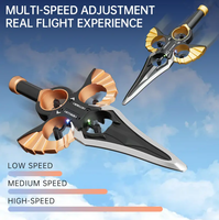 Nouveauté 2026 : Jouet d'avion RC Épée Volante, Portée 50m, Télécommande 4 Canaux, Retour Automatique, Fonction Suivez-moi, Batteries Incluses