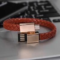 Câbles de charge et de données en cuir tressé noir, blanc et marron pour connecteur, conducteur en cuivre pur pour iPhone mobile