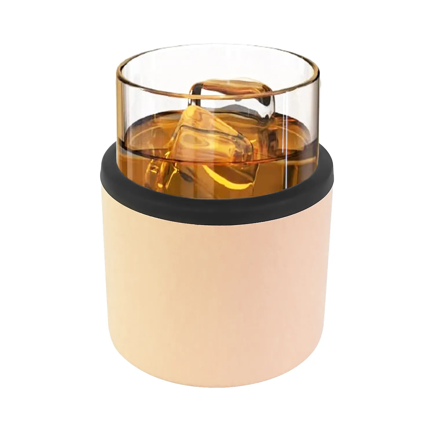 Amazon Hot Doppelwandiger isolierter Becher Edelstahl Espresso tasse Personalisieren Sie Wein kaffeetasse Tasse mit Glas I.