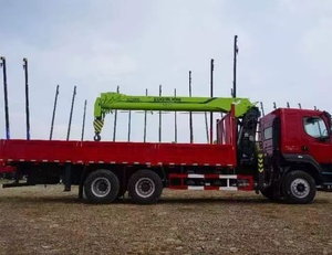 Grue montée sur camion 6x4 d'occasion, 12 tonnes, bras droit hydraulique, marque Vvv, hauteur <span class=keywords><strong>de</strong></span> levage 20m, <span class=keywords><strong>pompe</strong></span> hydraulique, prix spécial - Product Image 4