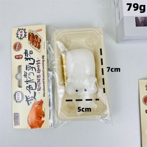 ของเล่นบีบหมูยักษ์เปลี่ยนสีขนาดเล็ก 7 ซม. ของเล่นบีบคลายเครียดเหนียวๆ ของขวัญสำหรับเด็กและผู้ใหญ่ ขายส่ง ของเล่นบีบคลายความเครียด - Product Image 3