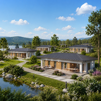 Casas Prefabricadas Modernas que Combinan Diseño Escandinavo, Eficiencia Energética, Estructura de Acero Duradera e Instalación Rápida