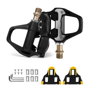 Pédale de <span class=keywords><strong>vélo</strong></span> de route XC, pédale de <span class=keywords><strong>vélo</strong></span> de gravier autobloquante, crampons à double roulement, sans clip pour système SL, alliage d'aluminium, axe en acier - Product Image 6