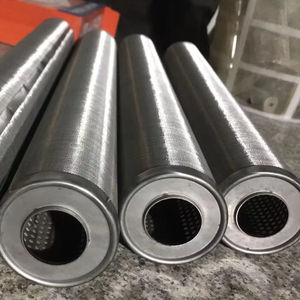 عنصر ترشيح سائل عالي الجودة من الفولاذ المقاوم للصدأ 304/316 مقاس 20 بوصة، شبكة ترشيح منسوجة 150 ميكرومتر لغلاف الفلتر الأولي - Product Image 1