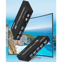 FJ-8K302 FJGEAR 2 ports 2 en 1 sortie 8K HDMI Usb 3.0 commutateur Kvm prise en charge 7680*4320/60Hz HDMI 2.1 version commutateur KVM