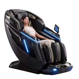 Nouveau fauteuil de massage Shiatsu intelligent 3D à double moteur, avec rail SL, zéro gravité, multifonction, pour la maison, vente en gros - Product Image 2